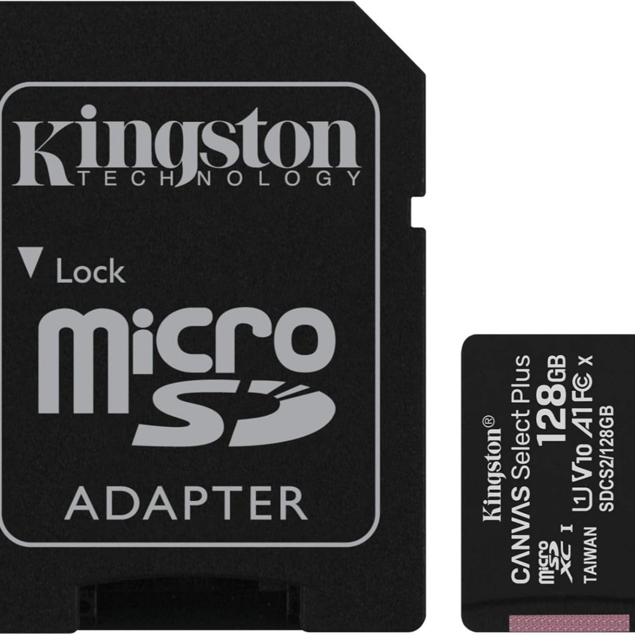 Kingston Canvas microSD-kaart 128gb